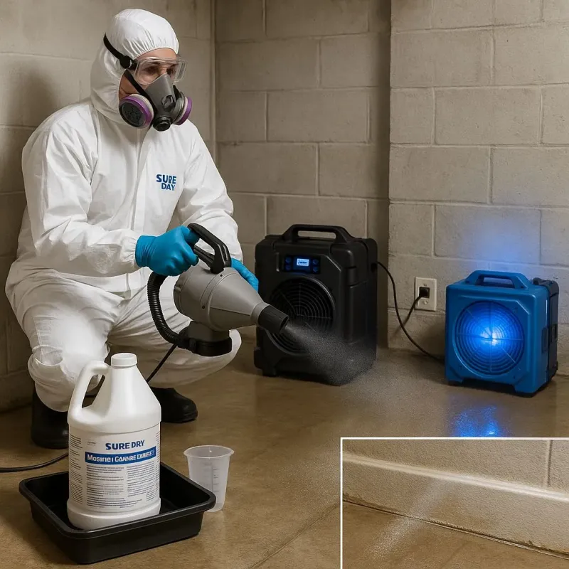 Sanitization and Odor Removal process in Centre Hall, PA