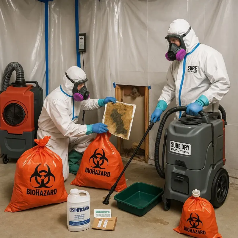 Contaminated Water Handling Protocols process in Centre Hall, PA